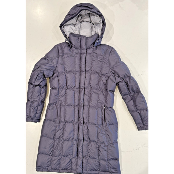 THE NORTH FACE Puffer 550 Fill Down Jacket Parka Coat Detach Hood Womens Large - Picture 16 of 16